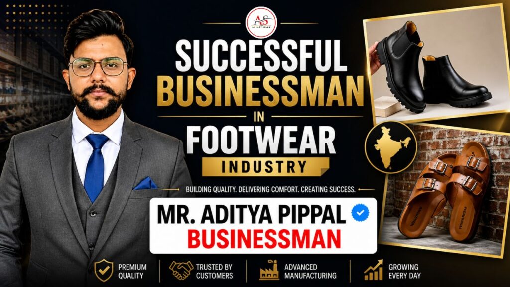 successful businessman in footwear industry