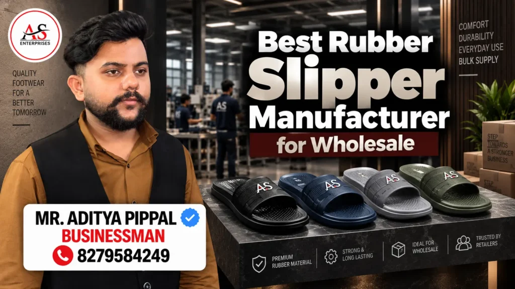 Best Rubber Slipper Manufacturer for Wholesale | AS ENTERPRISES