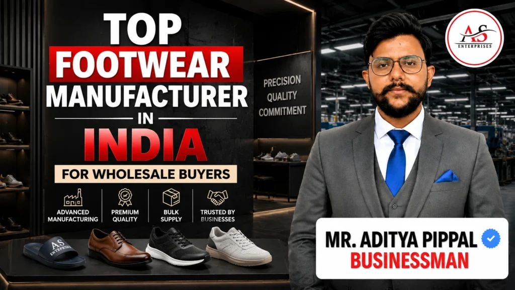 Top Footwear Manufacturer in India for Wholesale Buyers | AS ENTERPRISES